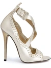 MARCHESA MARCHESA 'MAE' SANDALS - METALLIC,4S000811498033