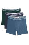 Calvin Klein Boxer Briefs In Mood Indigo/riverbed/polarity