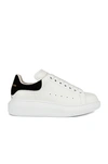 Alexander Mcqueen Oversize Sneakers In White And Beige Calf Leather In White & Black