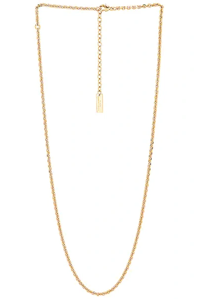 Saint Laurent Chain Necklace In Gold