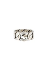 GUCCI INTERLOCKING G 8MM RING,GUCC-ML13