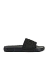 Dolce & Gabbana Dolce And Gabbana Black Logo Slides In Black
