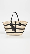 Altuzarra Watermill Bag Small In Natural/black