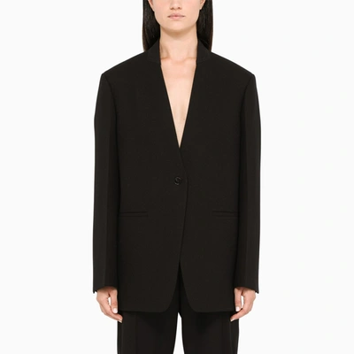 Jil Sander Black Single-breasted Blazer