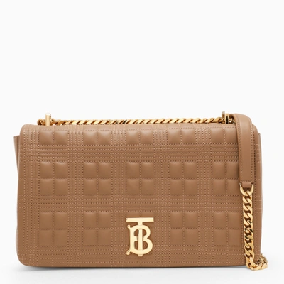 Burberry Camel Small Lola Bag In Beige