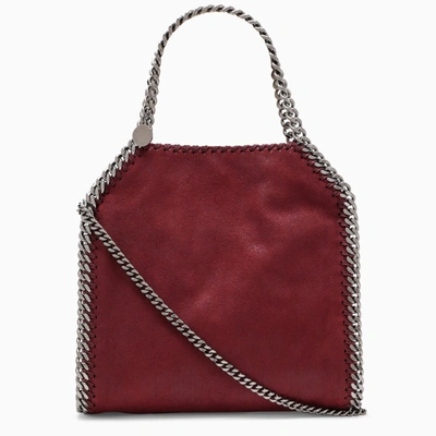 Stella Mccartney Bordeaux Falabella Mini Tote Bag In Red