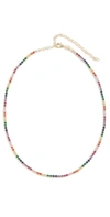 ADINAS JEWELS RAINBOW TENNIS CHOKER,ADIJE30014