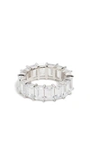 ADINAS JEWELS BAGUETTE ETERNITY BAND,ADIJE30037