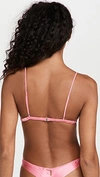 Fleur Du Mal Luxe Stretch-silk Satin Soft-cup Triangle Bra