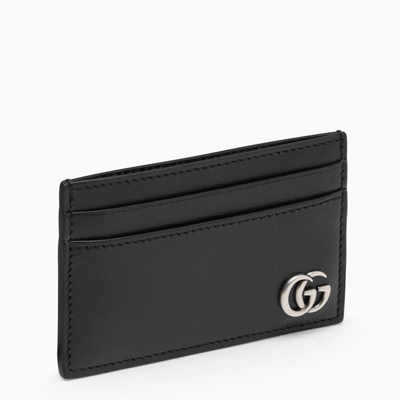 Gucci Black Gg Credit Card Holder