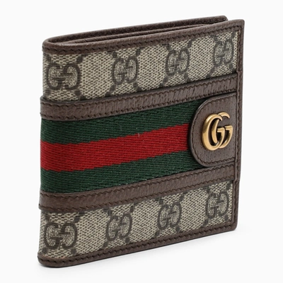 Gucci Ophidia Gg Bi-fold Wallet In Black