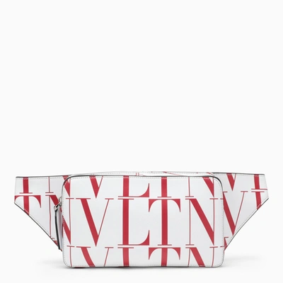 Valentino Garavani White/red Vltn Times Bumbag