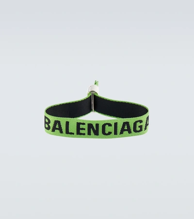 Balenciaga Logo Party Bracelet In Multicoloured