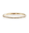 Ileana Makri Thread Band 18kt Gold Ring With Diamonds In Gold