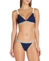 Valimare St Barths Bikini Top In Navy