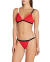 Valimare St Barths Bikini Top In Red