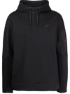 Nike Logo-print Hoodie In Schwarz