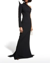 MATICEVSKI SCORPIUS ONE-SHOULDER GOWN,PROD240880041