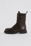 Filippa K Krisha Laced Boot In Dark Oak