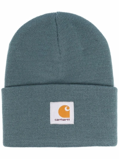 Carhartt Watch Hat Logo-patch Beanie In 绿色