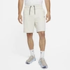 Nike Sportswear Tech Fleece Men's Shorts In White,heather