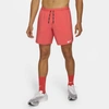 Nike Men's Flex Stride 7" Brief Running Shorts In Orange