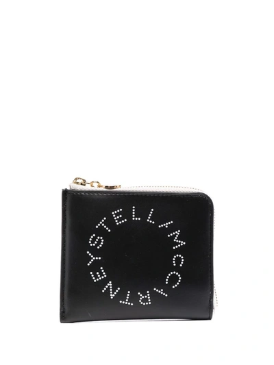 Stella Mccartney Stella Logo Cardholder In Black