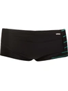 Amir Slama Panelled Swimming Trunks In Blau