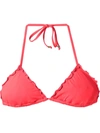 Amir Slama Triangle Bikini Top In Rot