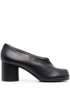 Maison Margiela Tabi 75mm Slip-on Pumps In Black