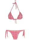 Amir Slama Printed Bikini Set In Rosa