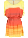 Amir Slama Gradient Dress In Orange
