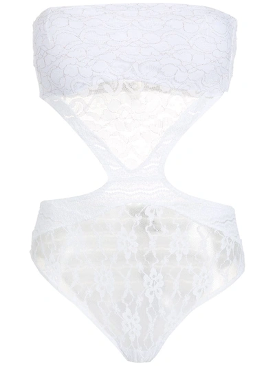 Amir Slama Lace Body In Weiss