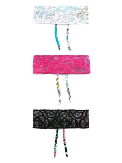 Amir Slama 3-pack Headbands In Mehrfarbig