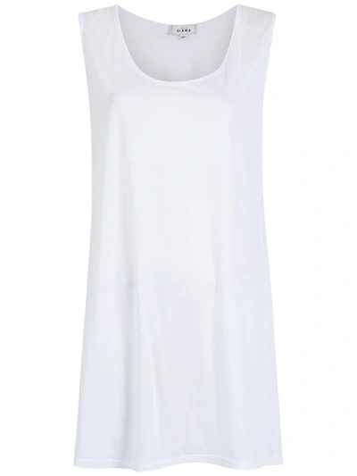 Amir Slama Sleeveless Dress In Weiss