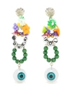 Amir Slama Drop Earrings In Mehrfarbig