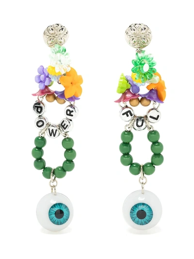 Amir Slama Drop Earrings In Mehrfarbig