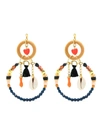 Amir Slama Drop Earrings In Mehrfarbig