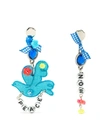 Amir Slama Peace Now Earrings In Blau