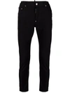 DSQUARED2 LOW-RISE SKINNY TROUSERS