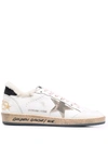GOLDEN GOOSE BALL STAR DISTRESSED SNEAKERS