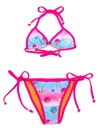 Amir Slama Printed  + Chocolix Bikini Set In Pink