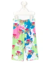 Amir Slama Printed  + Chocolix Wide-leg Trousers In Multicolour