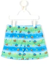 AMIR SLAMA PRINTED AMIR SLAMA + CHOCOLIX SWIM SHORTS