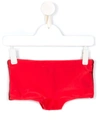 Amir Slama Plain Swim Trunks In Red