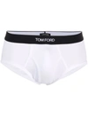 Tom Ford Two-pack Stretch Cotton And Modal-blend Briefs In White
