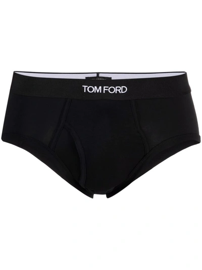 TOM FORD LOGO-WAISTBAND BRIEFS