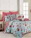Levtex Gnome For The Holidays Reversible Twin Quilt In Blue