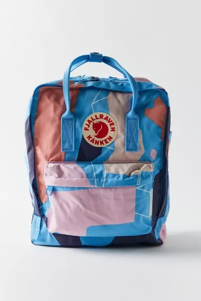Fjall Raven Kånken Art Backpack In Blue Multi
