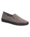 Easy Street Fresh Perforated Slip-on Sandal In Grey Matte